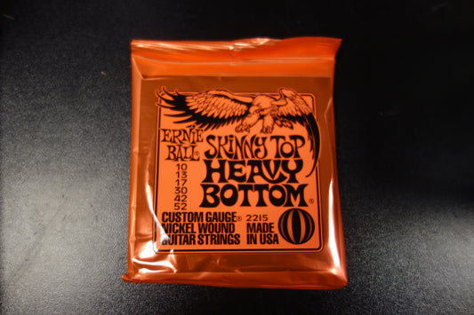 Ernie Ball 2215 Skinny Top Heavy Bottom 10-52 for electric guitar
