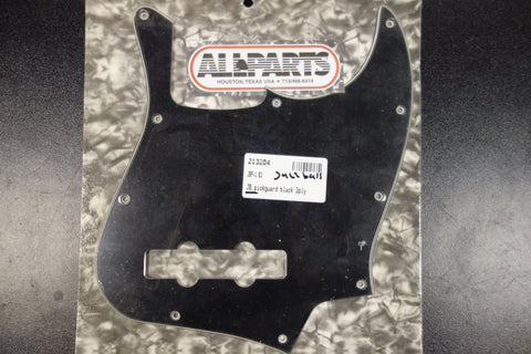 Allparts PG 0755-033 Black 3-ply Pickguard for J. Bass