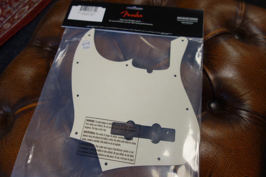 Fender Pickguard Jazz Bass 10-Hole Mount (with Truss Rod Notch) Tortoise Shell 4-Ply
