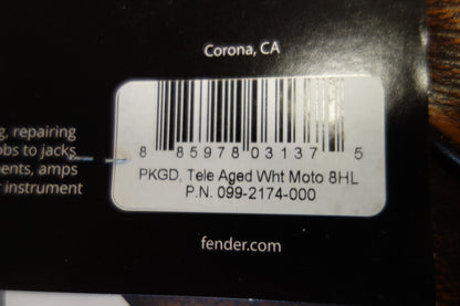 Fender Pickguard Telecaster 8-Hole Mount Aged White Pearl 4-Ply