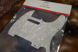 Fender Pickguard, Telecaster®, 8-Hole Mount, White Pearl, 4-Ply