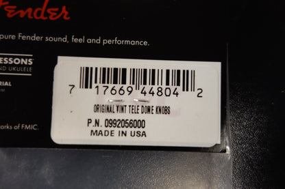 Fender Telecaster/Precision Bass Dome Knobs (Chome) (2)