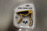 CLX Steel String Capo Light Wood