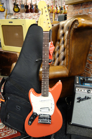 Fender Kurt Cobain Jag-Stang Left-Hand Fiesta Red