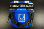 Boss BIC-25 20FT / 7,5 m Instrument Cable, Straight/Straight 1/4 Jack