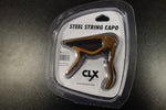 CLX Steel String Capo Dark Wood colour