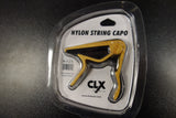 CLX Nylon String Capo Light Wood Colour