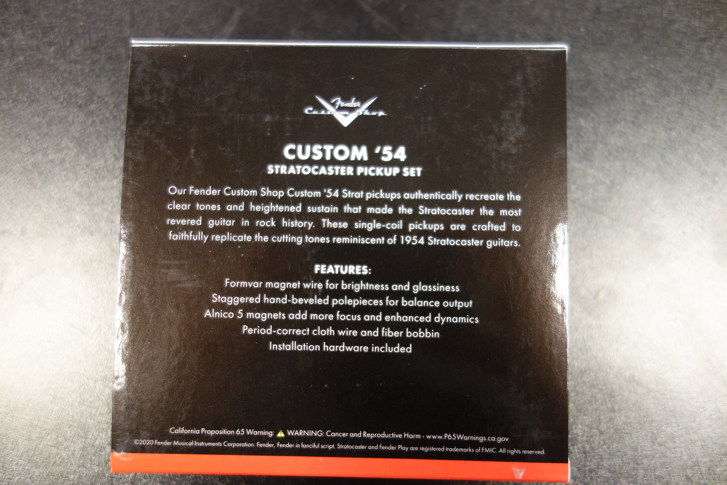 Fender Custom Shop Custom '54 Stratocaster Pickups Set of 3