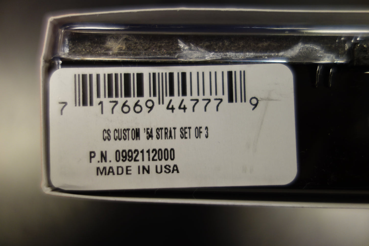 Fender Custom Shop Custom '54 Stratocaster Pickups Set of 3