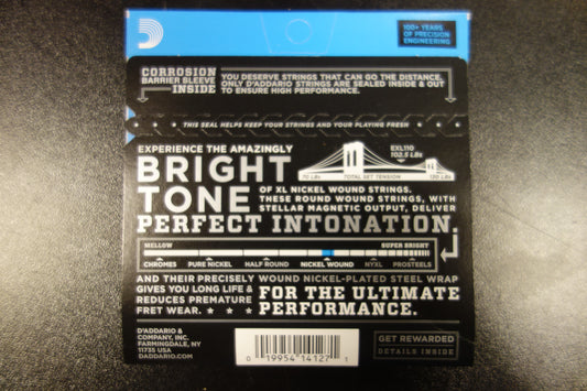 D'addario EXL-110 Regular Light Gauge 10-46 Nickel Would