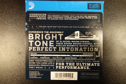 D'addario EXL-120 Super Light Gauge 9-42 Nickel Wound