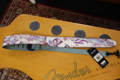 Perri's Leathers LTD P25TJ-658 guitar strap Limited Tattoo Johnny Series