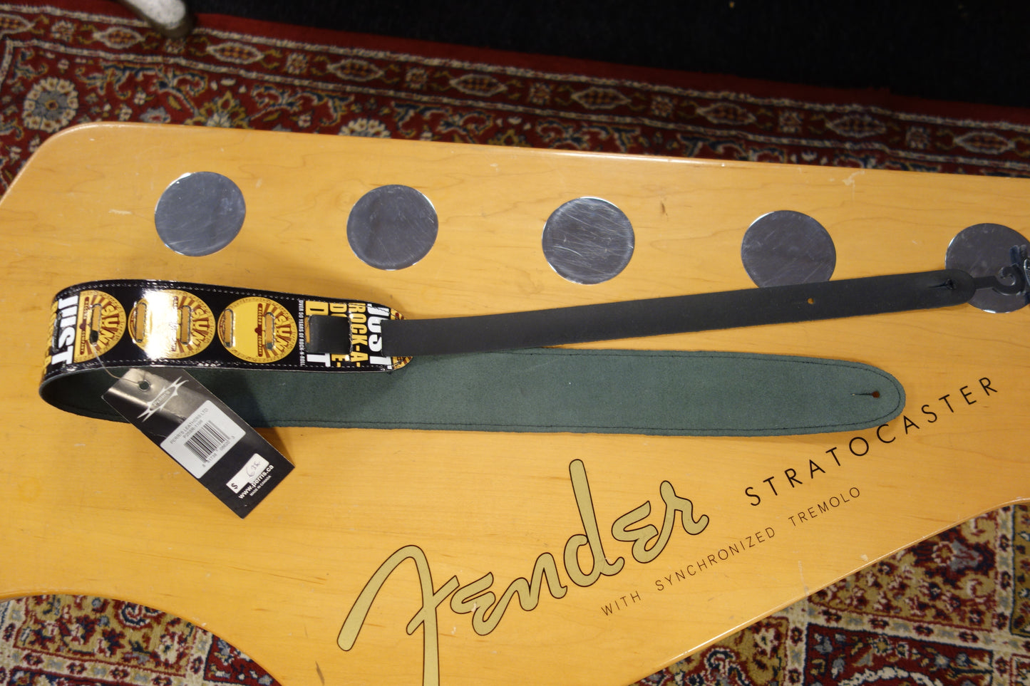 Perri's Leathers LTD P25R-1196 guitar strap Limited Sun Record Company