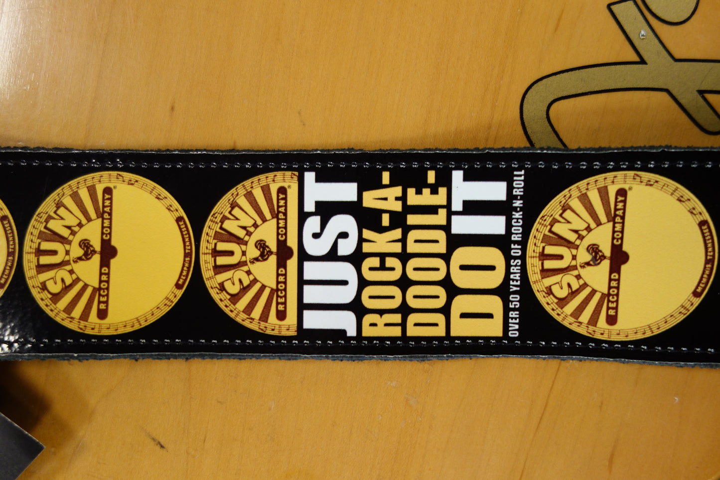 Perri's Leathers LTD P25R-1196 guitar strap Limited Sun Record Company