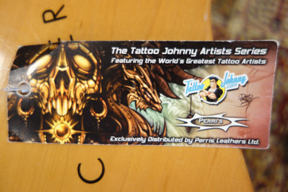 Perri's Leathers LTD P35TJ-668 guitar strap Limited Tatto Johnny Series