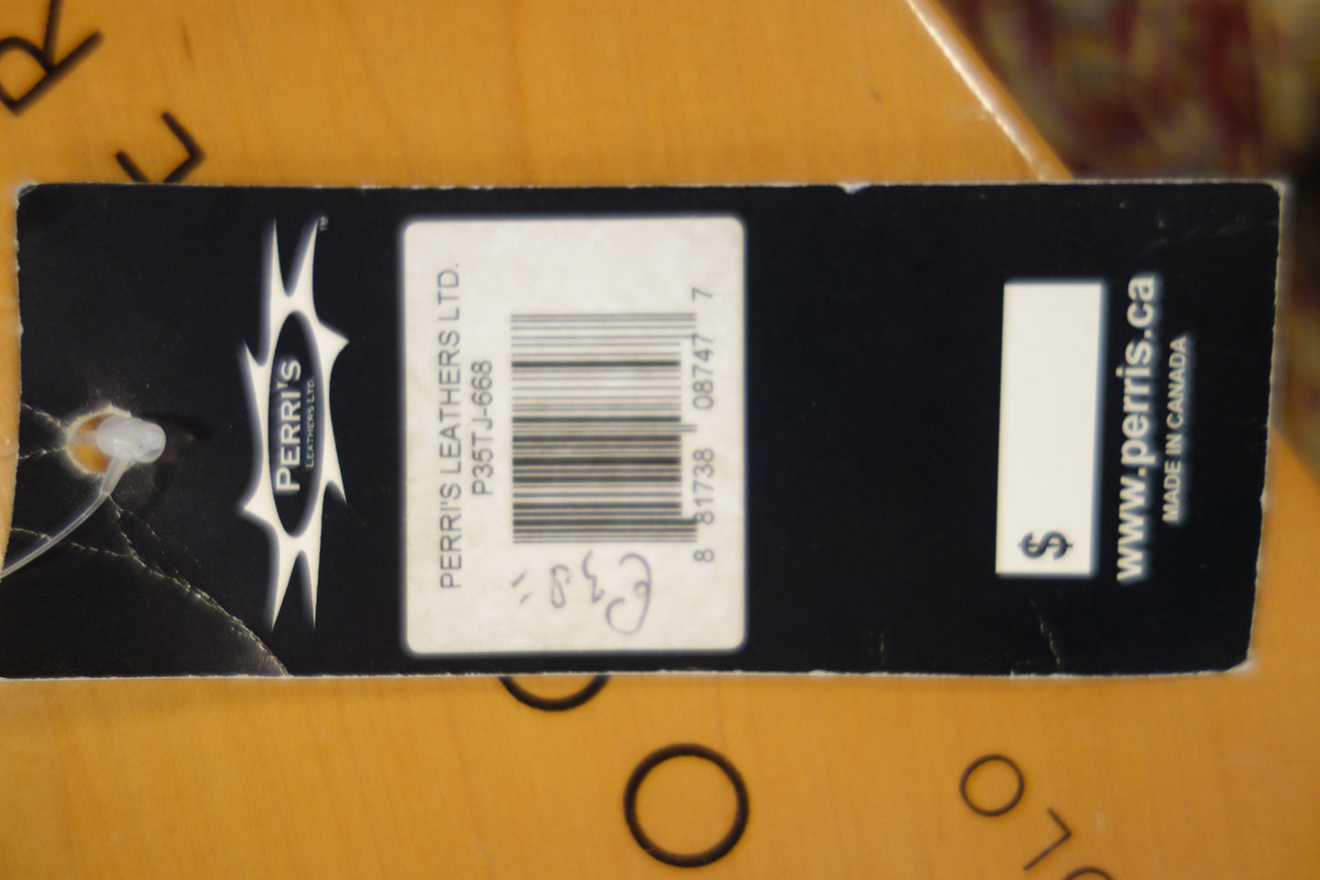 Perri's Leathers LTD P35TJ-668 guitar strap Limited Tatto Johnny Series