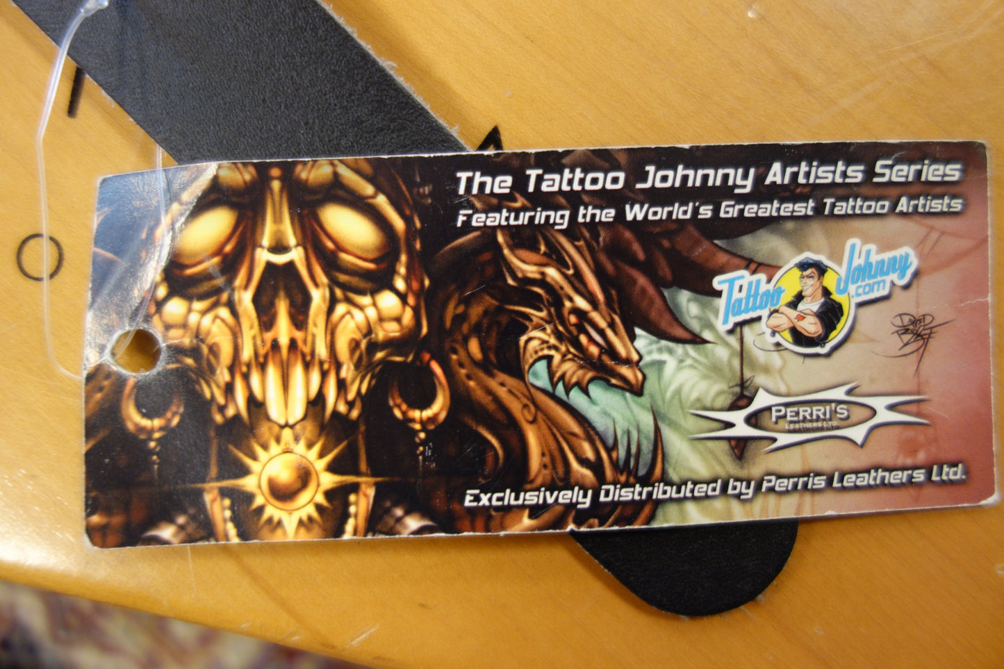Perri's Leathers LTD P25TJ-2735 guitar strap Limited Tatto Johnny Series