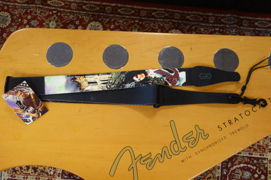 Levy's MPD2-022 Guitar Strap Girl with Butterfly