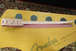 Liam's Standard Leather guitar strap Pink Stars