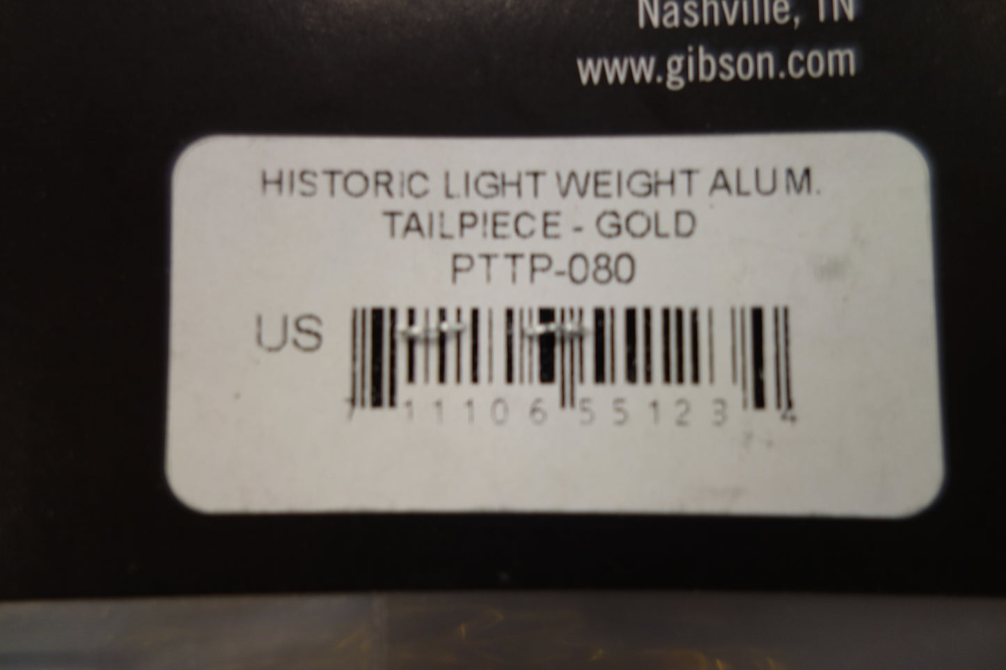 Gibson PTTP-080 Historic Lightweight Tailpiece (Gold)