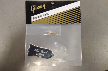 Gibson PRTR-020 Truss Rod Cover, "Les Paul Custom" (Black)