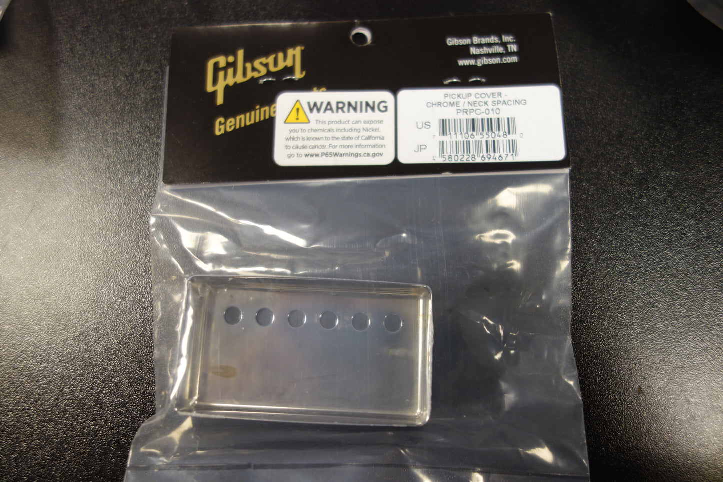 Gibson PRPC-010 Humbucker Cover, Neck (Chrome)