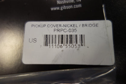 Gibson PRPC-035 Humbucker Cover, Bridge (Nickel)