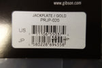 Gibson PRJP-020 Metal Jack Plate (Gold)