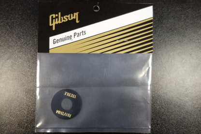 Gibson PRWA-010 Toggle Switch Washer (Black, Gold Imprint)
