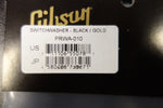 Gibson PRWA-010 Toggle Switch Washer (Black, Gold Imprint)