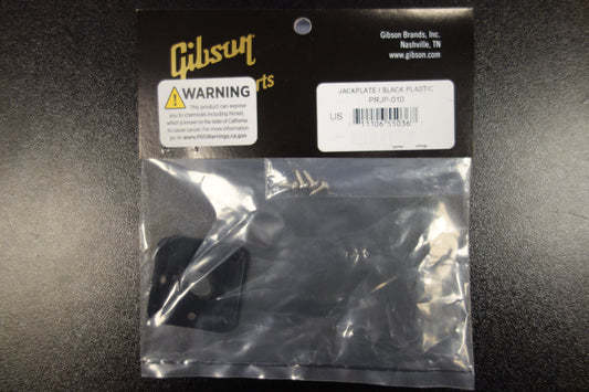Gibson PRJP-010 Plastic Jack Plate (Black)