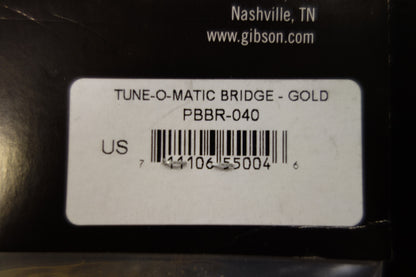 Gibson PBBR-040 Nashville Tune-O-Matic Bridge (Gold)