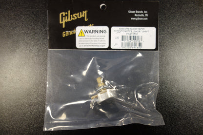 Gibson PPAT-510 500K OHM Audio Taper Potentiometer (Short Shaft)