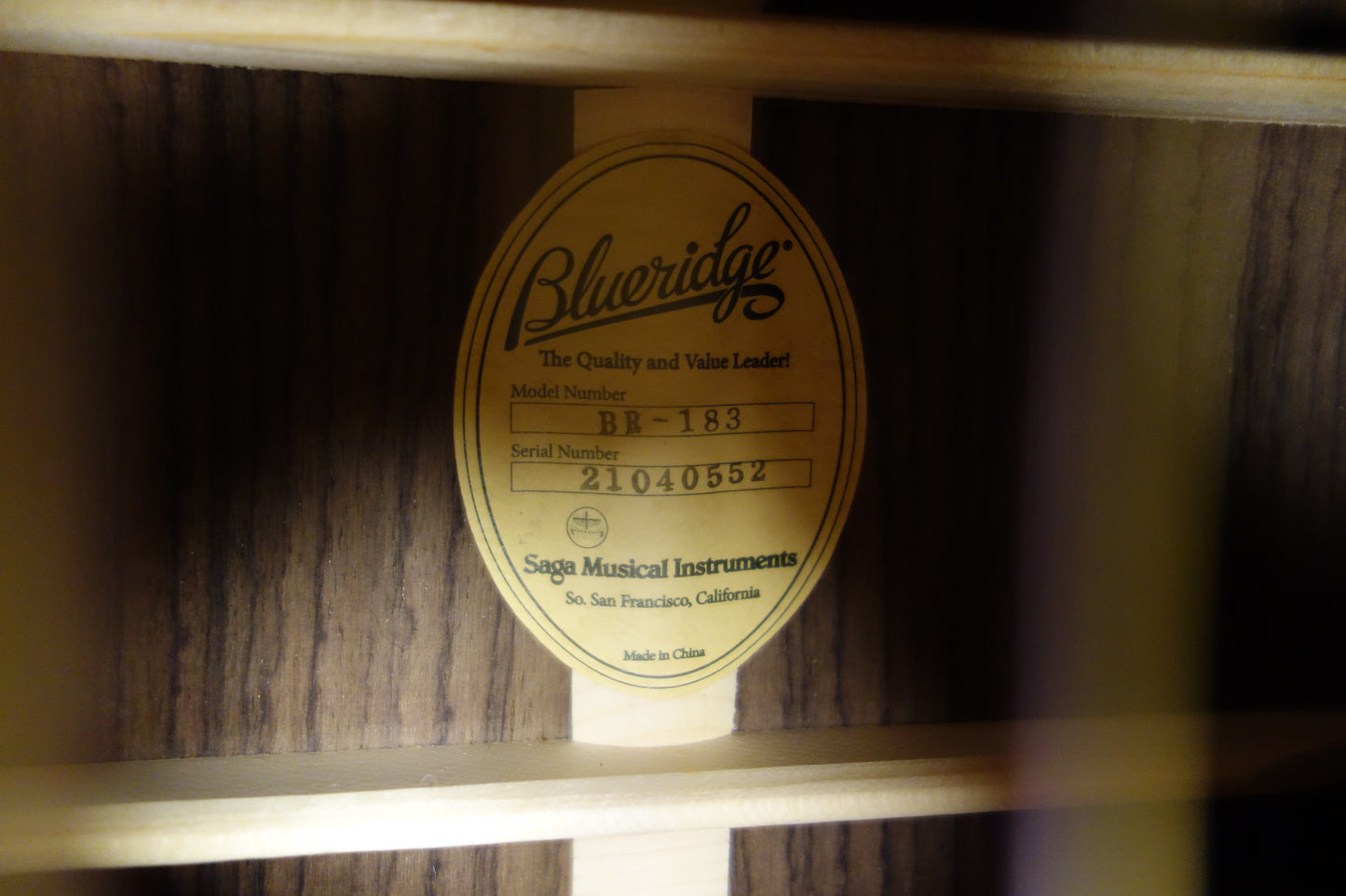 Blueridge BR-183 All Solid OOO