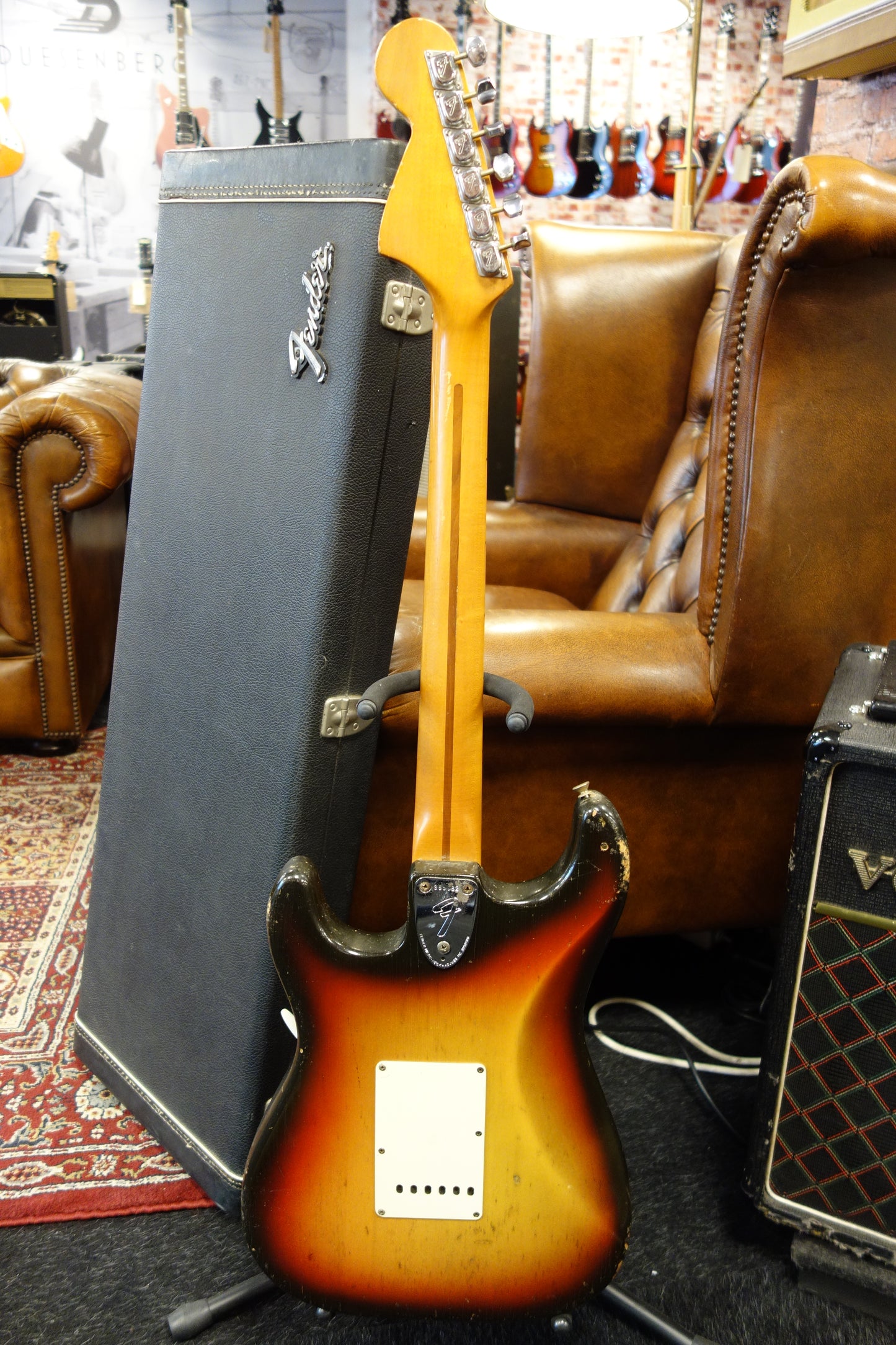 Fender 1972 Stratocaster Sunburst Maple Neck OHSC