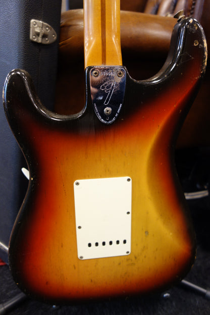 Fender 1972 Stratocaster Sunburst Maple Neck OHSC