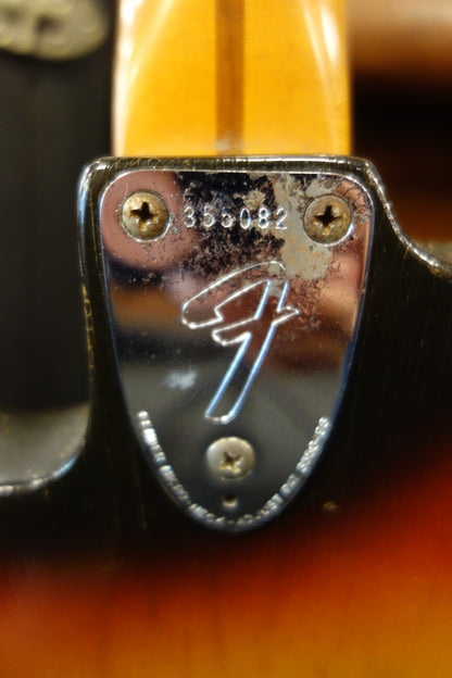 Fender 1972 Stratocaster Sunburst Maple Neck OHSC