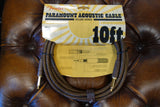 Fender Paramount 10' Acoustic Instrument Cable Brown