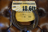 Fender Paramount 18.6' Acoustic Instrument Cable Brown