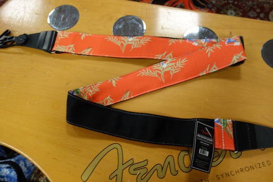 Fender Hawaiian Strap, 2", Red Floral