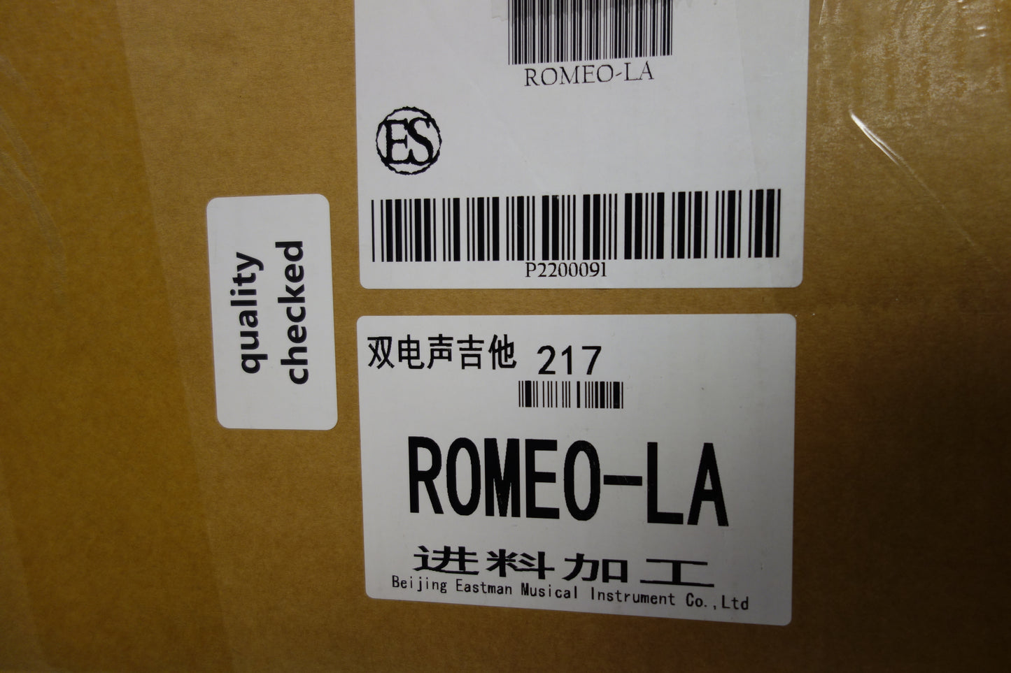 Eastmann ROMEO-LA 14" Thinline S.Duncan P-90's