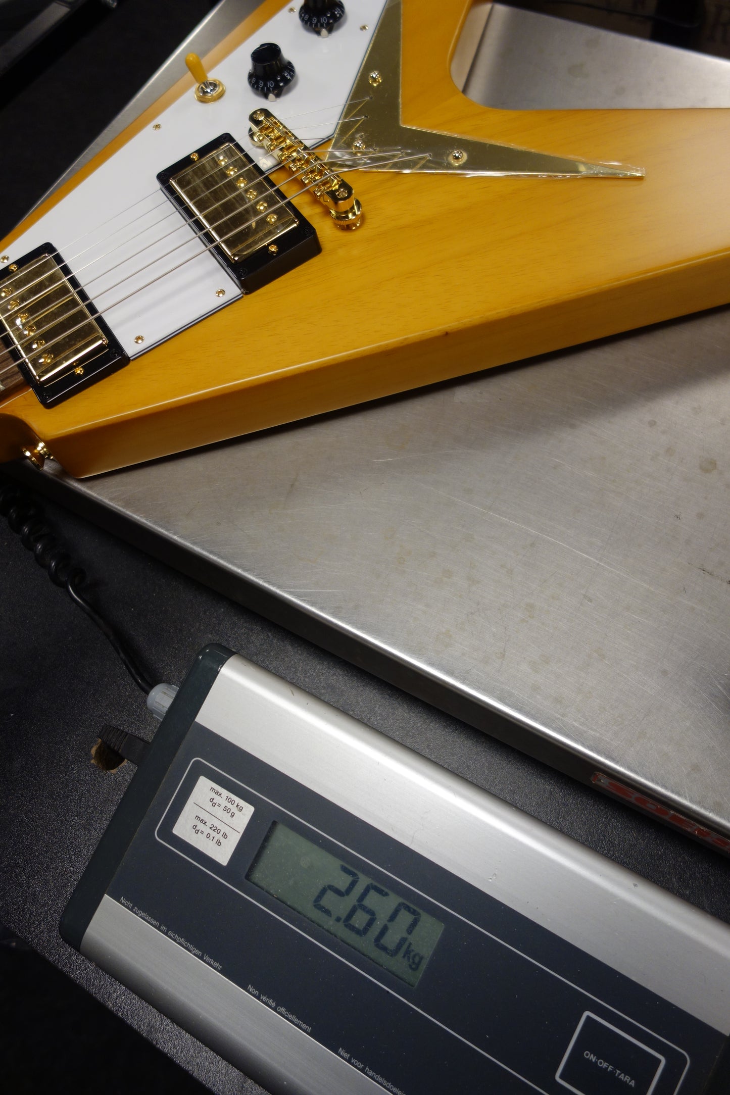 Epiphone 1958 Korina Flying V (White Pickguard; Incl. Hard Case)