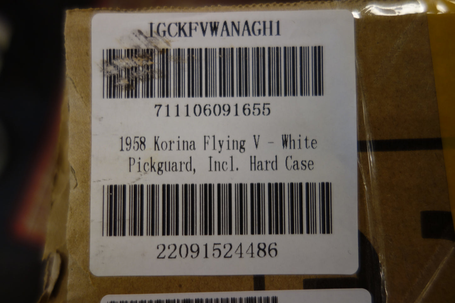 Epiphone 1958 Korina Flying V (White Pickguard; Incl. Hard Case)