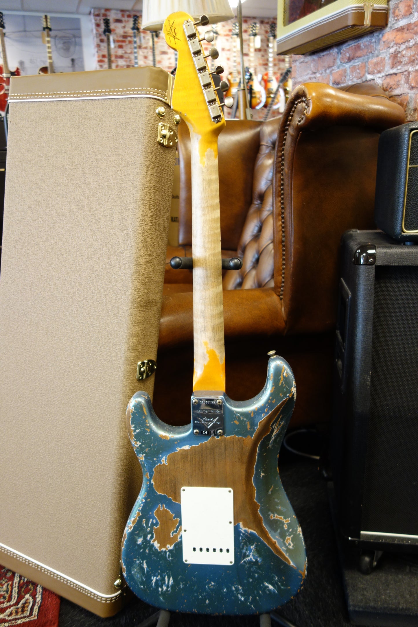 Fender Ltd Red Hot Strat Super Heavy Relic - Aged Lake Placid Blue