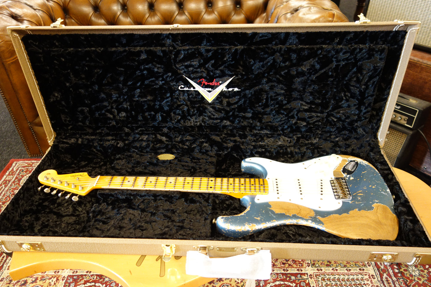 Fender Ltd Red Hot Strat Super Heavy Relic - Aged Lake Placid Blue