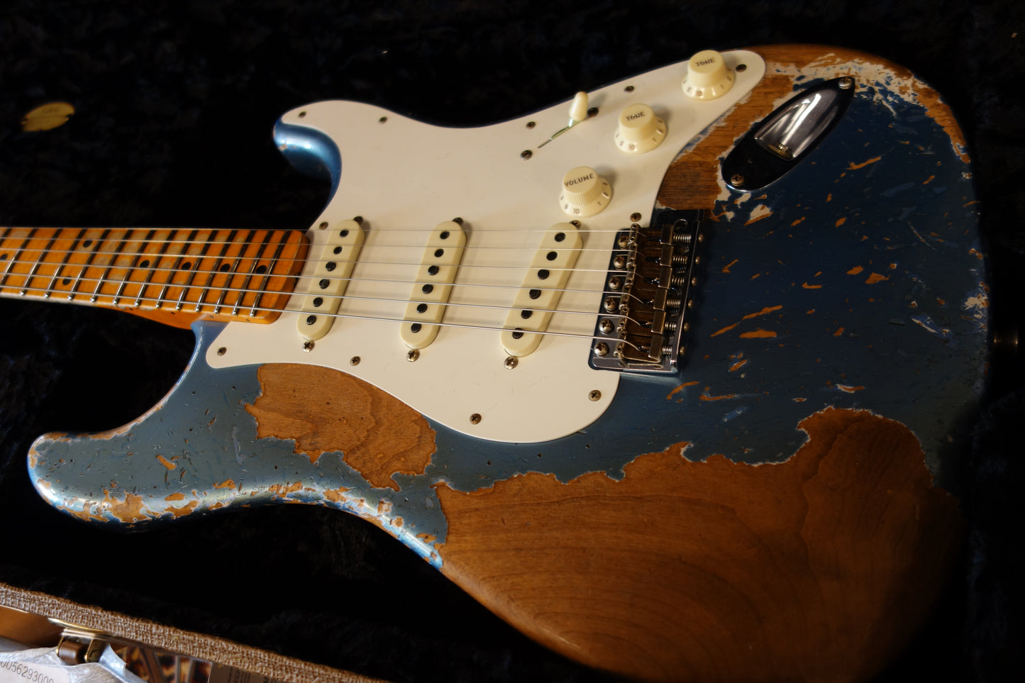 Fender Ltd Red Hot Strat Super Heavy Relic - Aged Lake Placid Blue