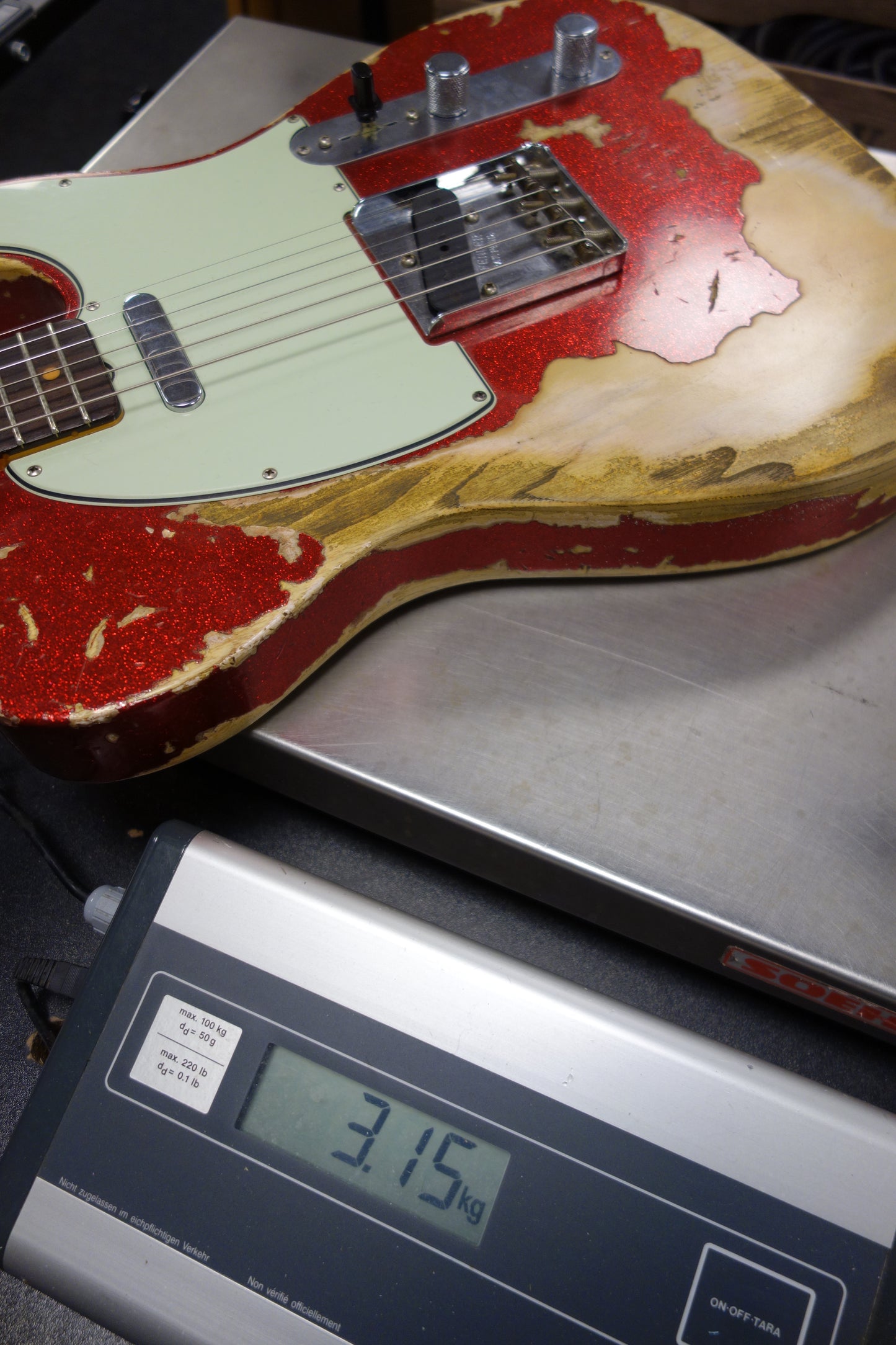 Fender '63 Super Heavy Relic Telecaster Red Sparkle