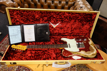 Fender '63 Super Heavy Relic Telecaster Red Sparkle