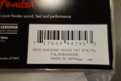 Fender American Vintage Stratocaster/Telecaster Tuning Machines (Nickel) (6)
