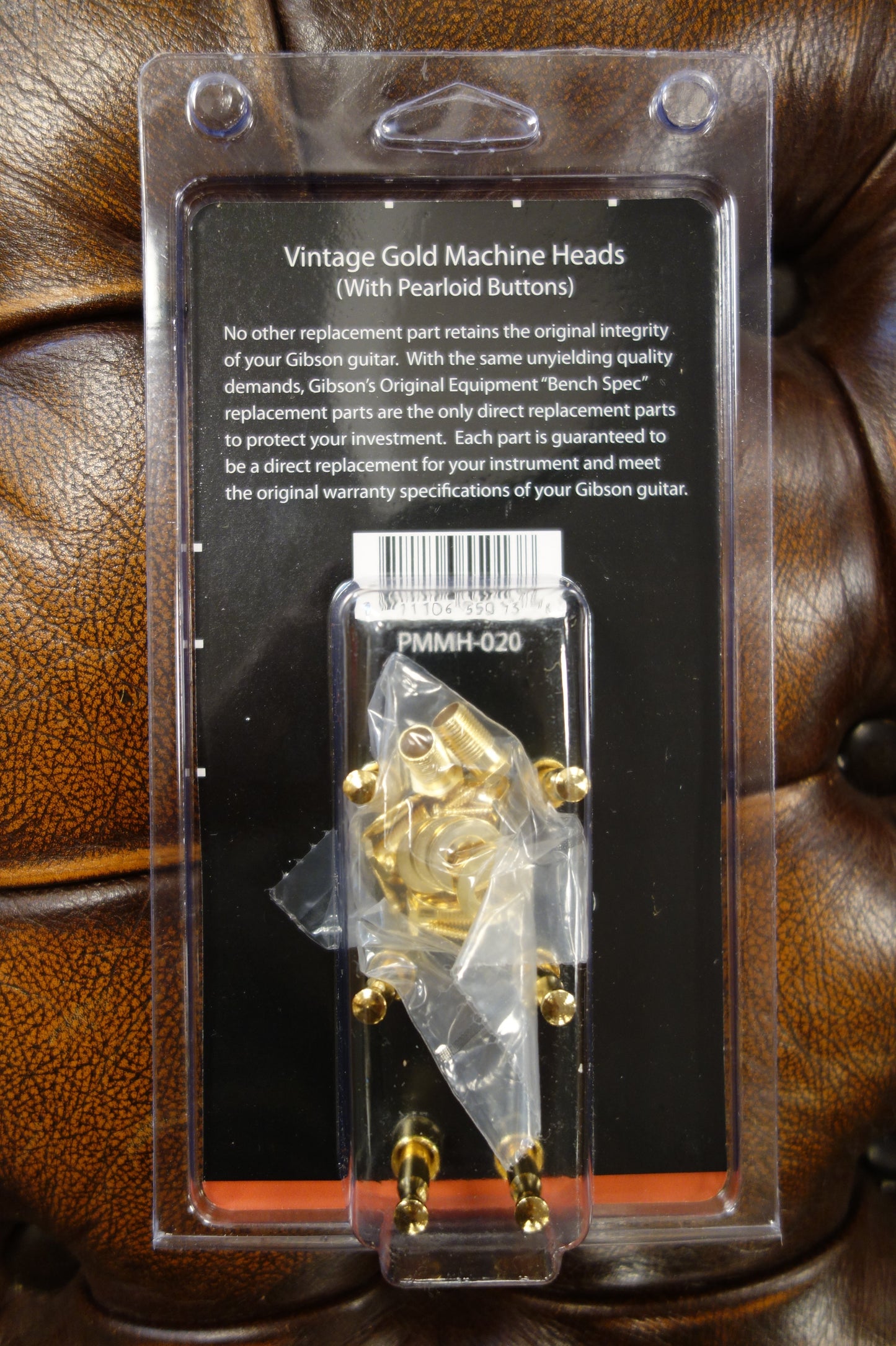 Gibson PMMH-020 Deluxe Green Key Tuner Set (Vintage Gold)